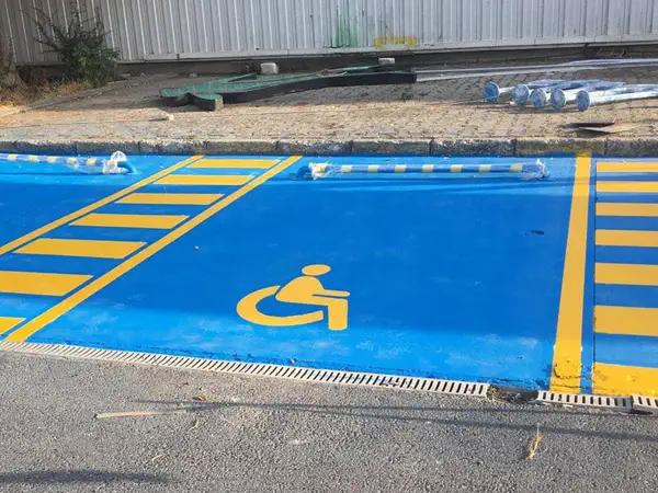 Açık Otopark Engelli Park Alanı İşaretleme