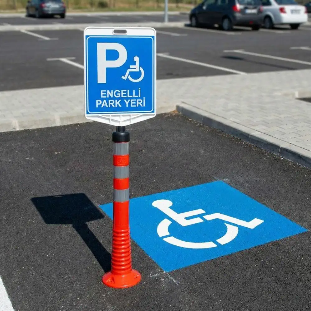 Açık Otopark Engelli Park Alanı İşaretleme