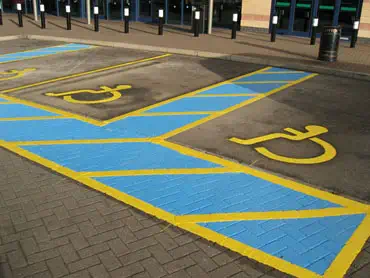 Açık Otopark Engelli Park Alanı İşaretleme