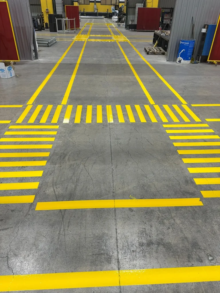 Epoksi Esaslı Fabrika Yol Çizgisi Uygulamaları