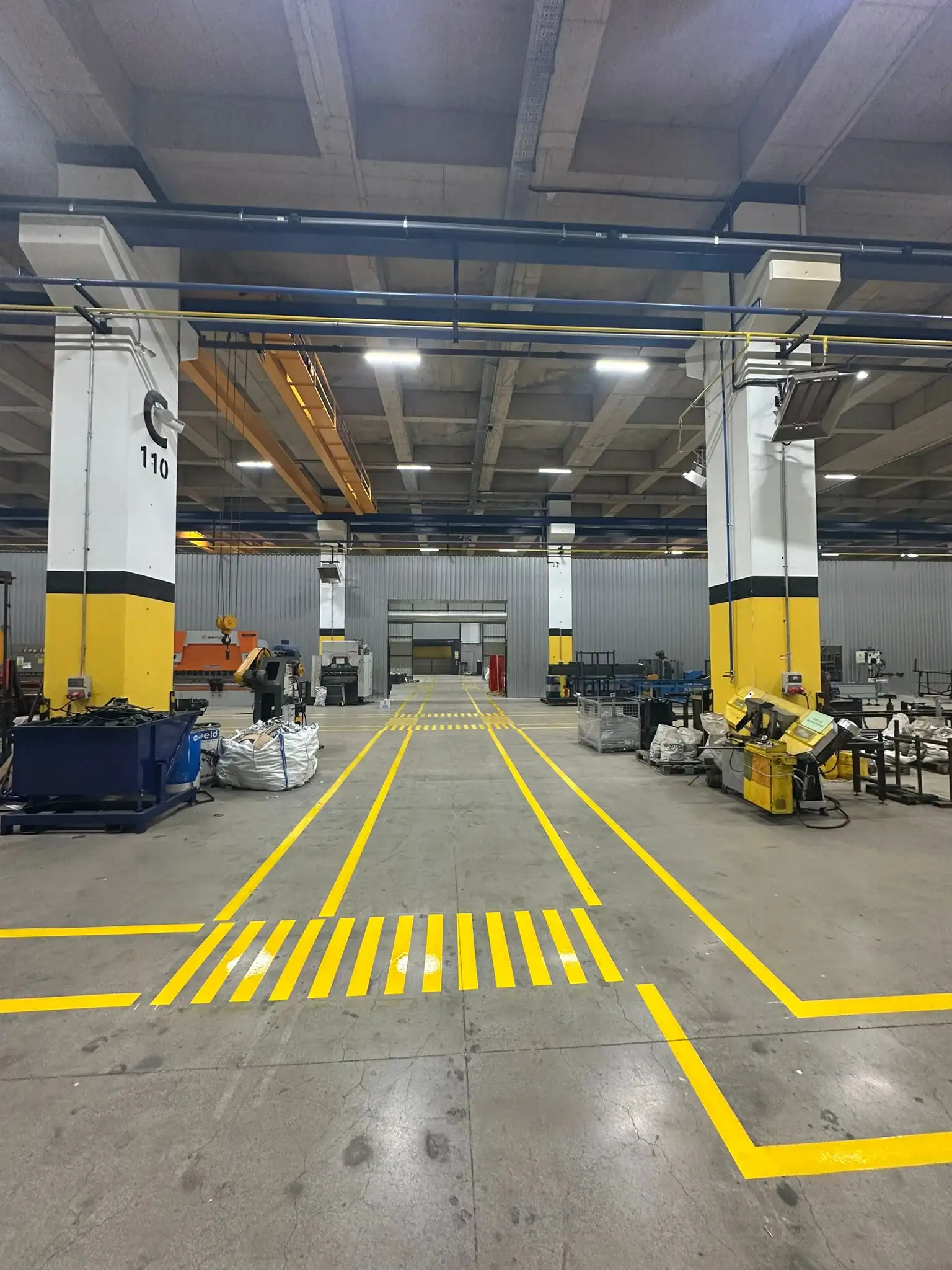 Epoksi Esaslı Fabrika Yol Çizgisi Uygulamaları