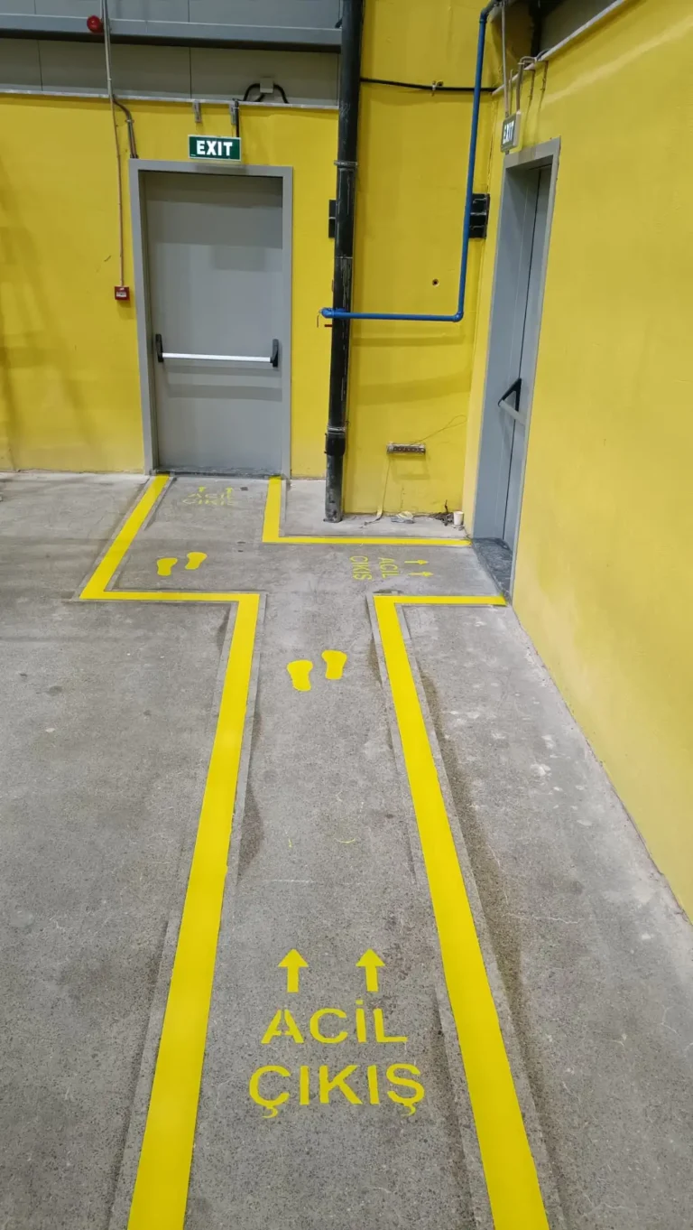 Epoksi Esaslı Fabrika Yol Çizgisi Uygulamaları
