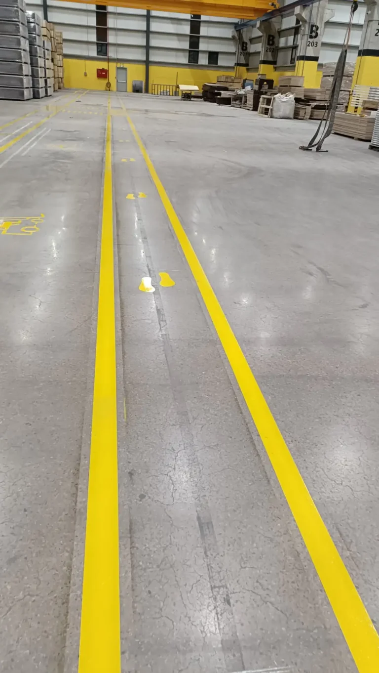 Epoksi Esaslı Fabrika Yol Çizgisi Uygulamaları