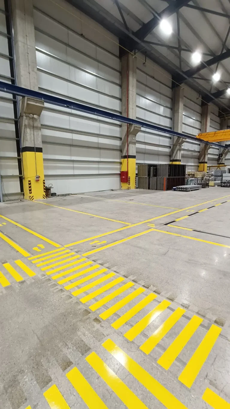 Epoksi Esaslı Fabrika Yol Çizgisi Uygulamaları