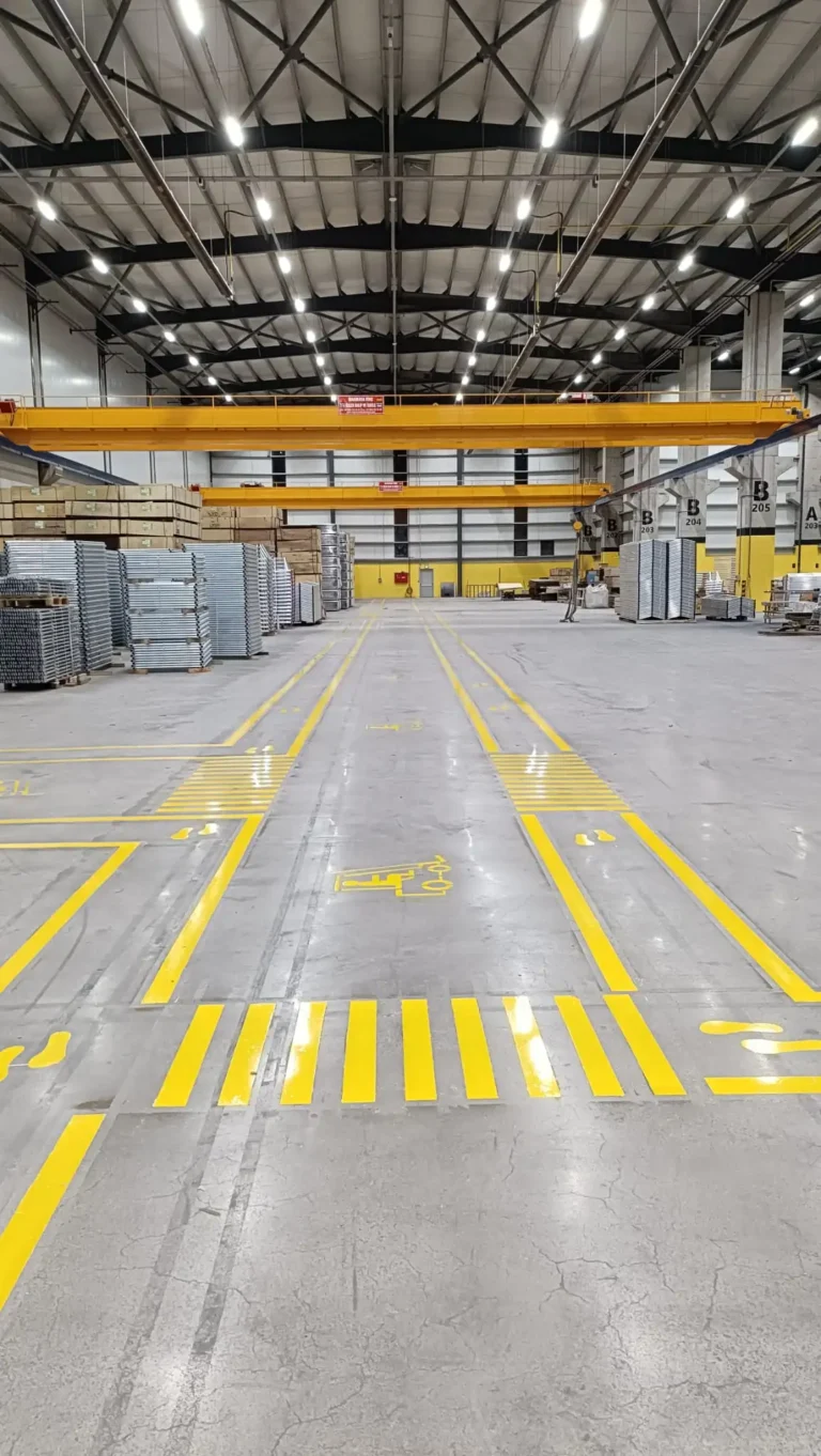 Epoksi Esaslı Fabrika Yol Çizgisi Uygulamaları