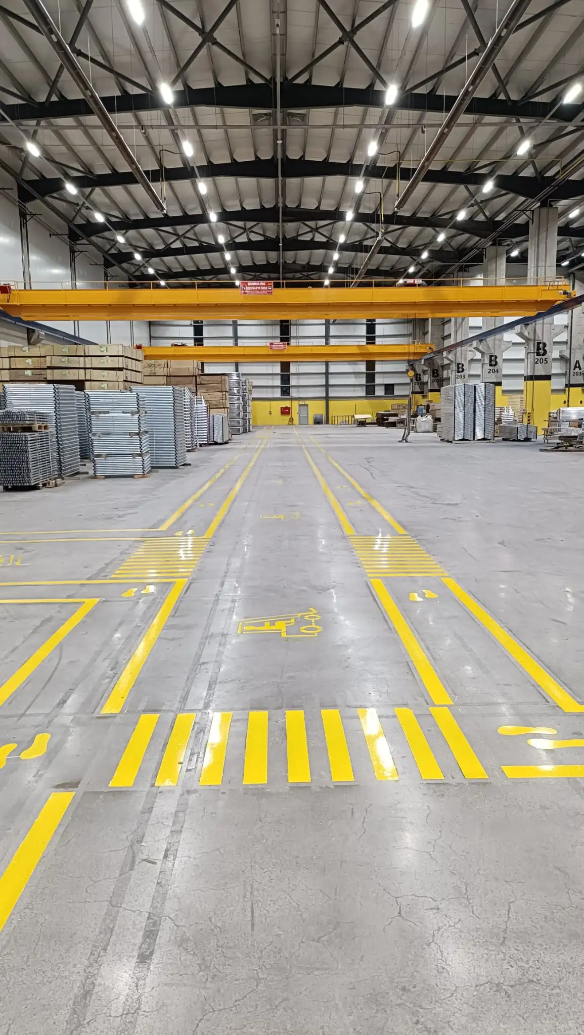 Epoksi Esaslı Fabrika Yol Çizgisi Uygulamaları