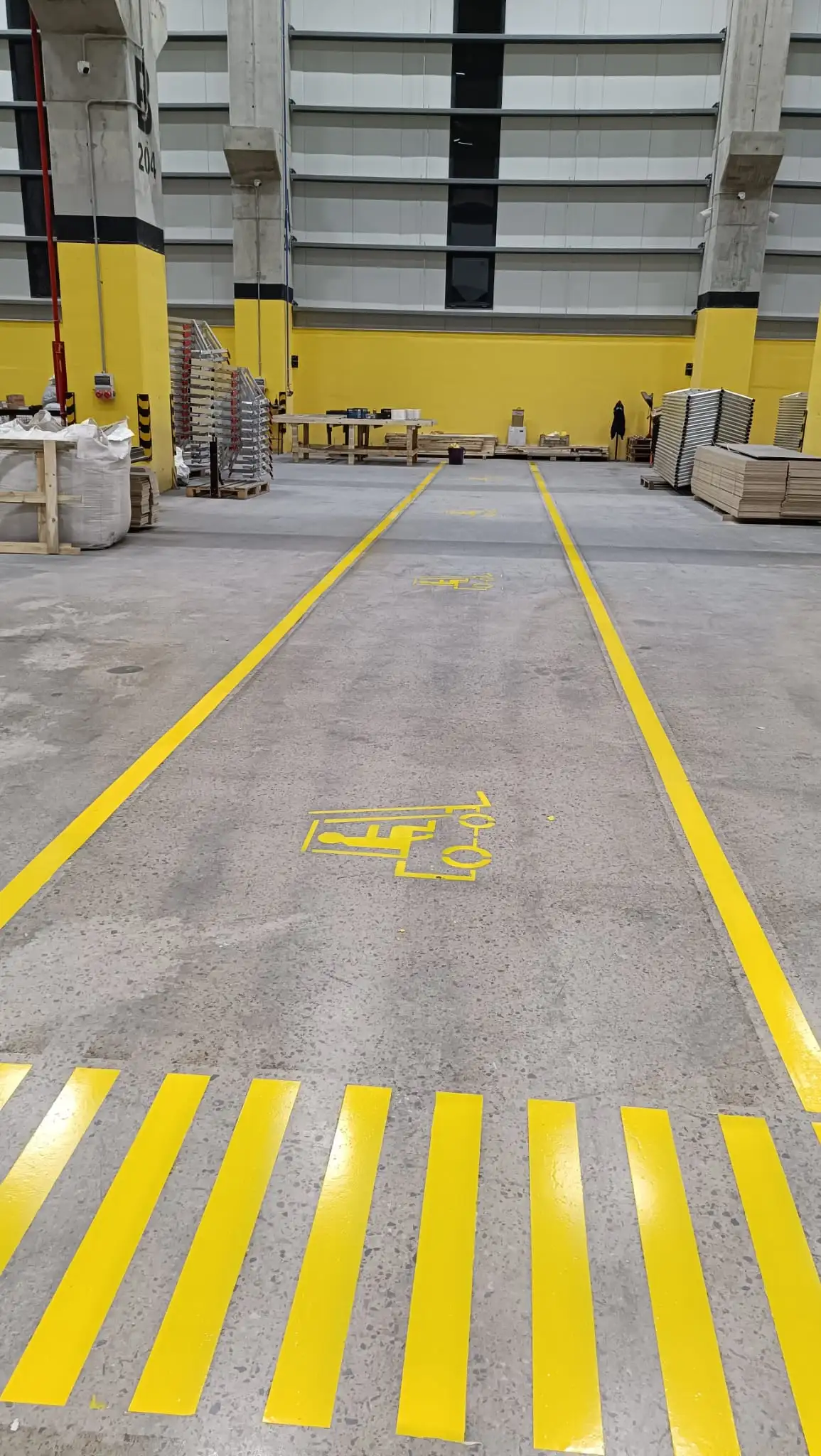 Epoksi Esaslı Fabrika Yol Çizgisi Uygulamaları