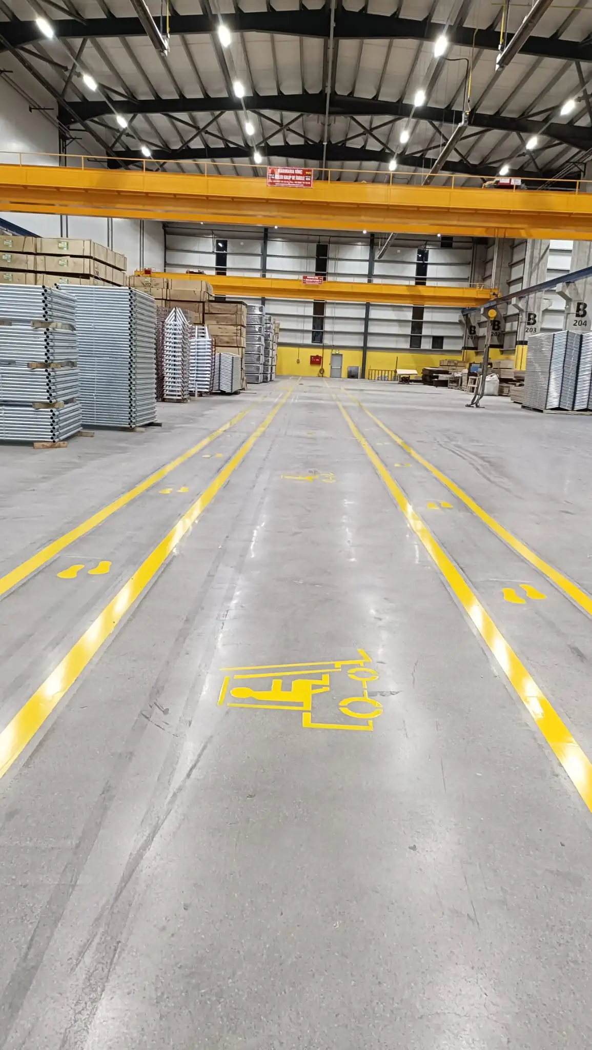 Fabrikalarda Epoksi Yol Çizgisi ve İSG Zemin İşaretleme