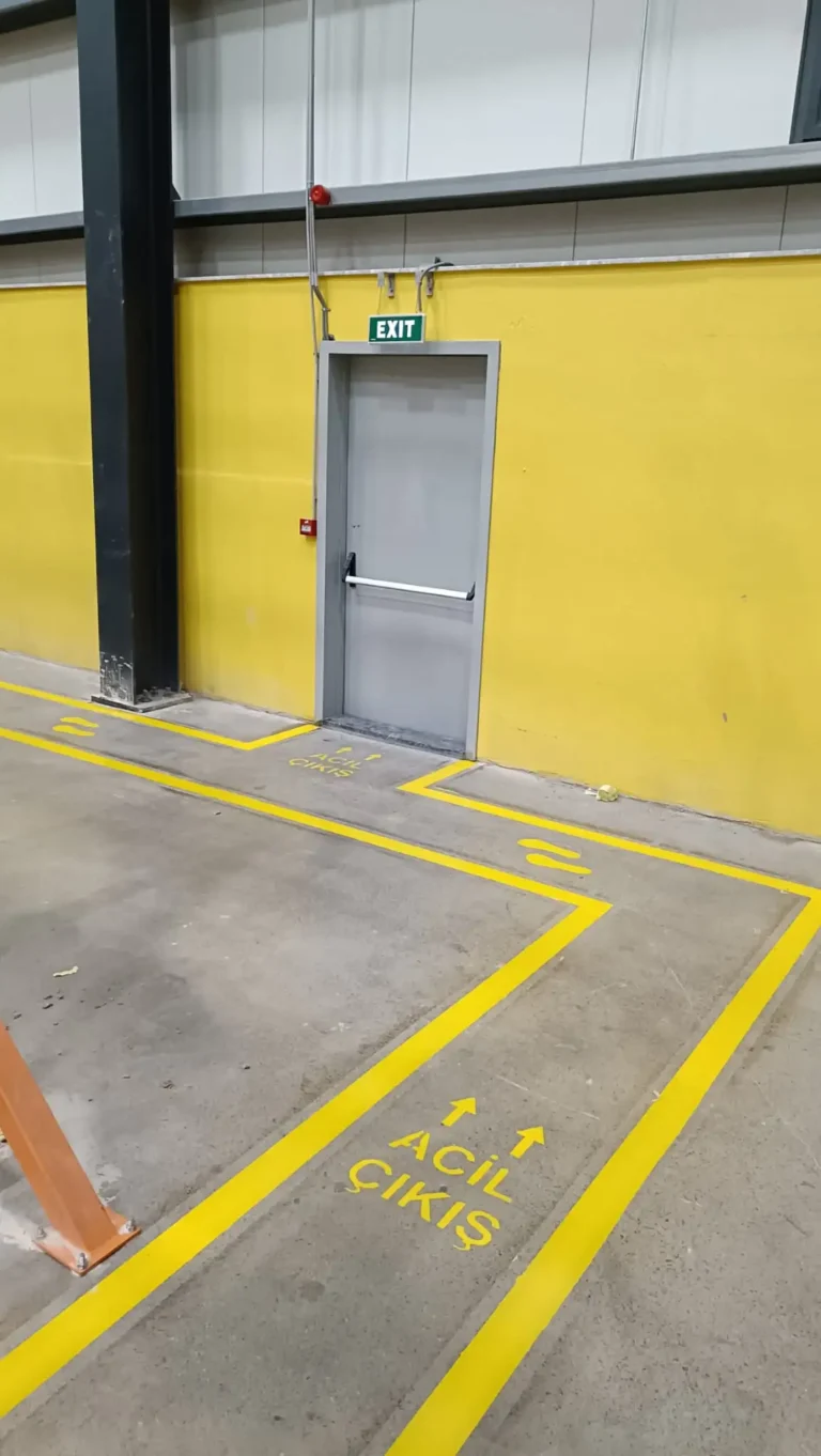 Epoksi Esaslı Fabrika Yol Çizgisi Uygulamaları