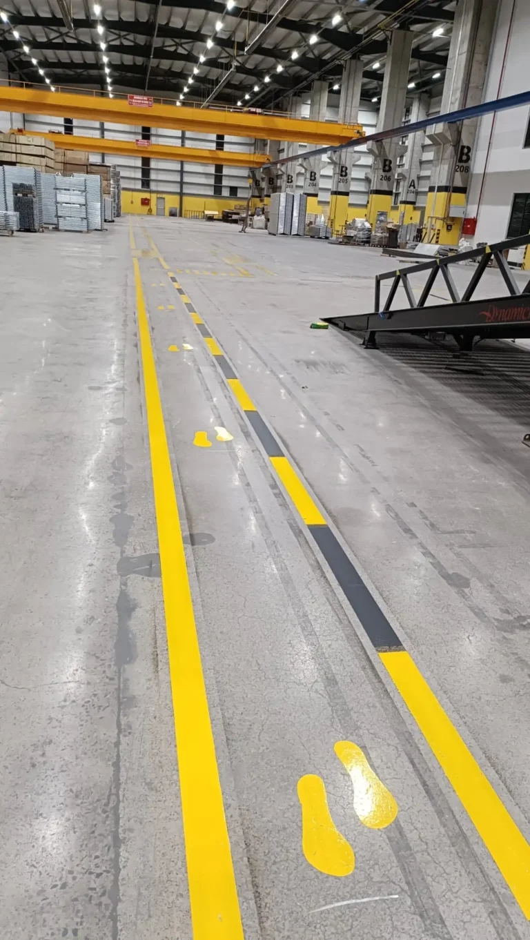Epoksi Esaslı Fabrika Yol Çizgisi Uygulamaları