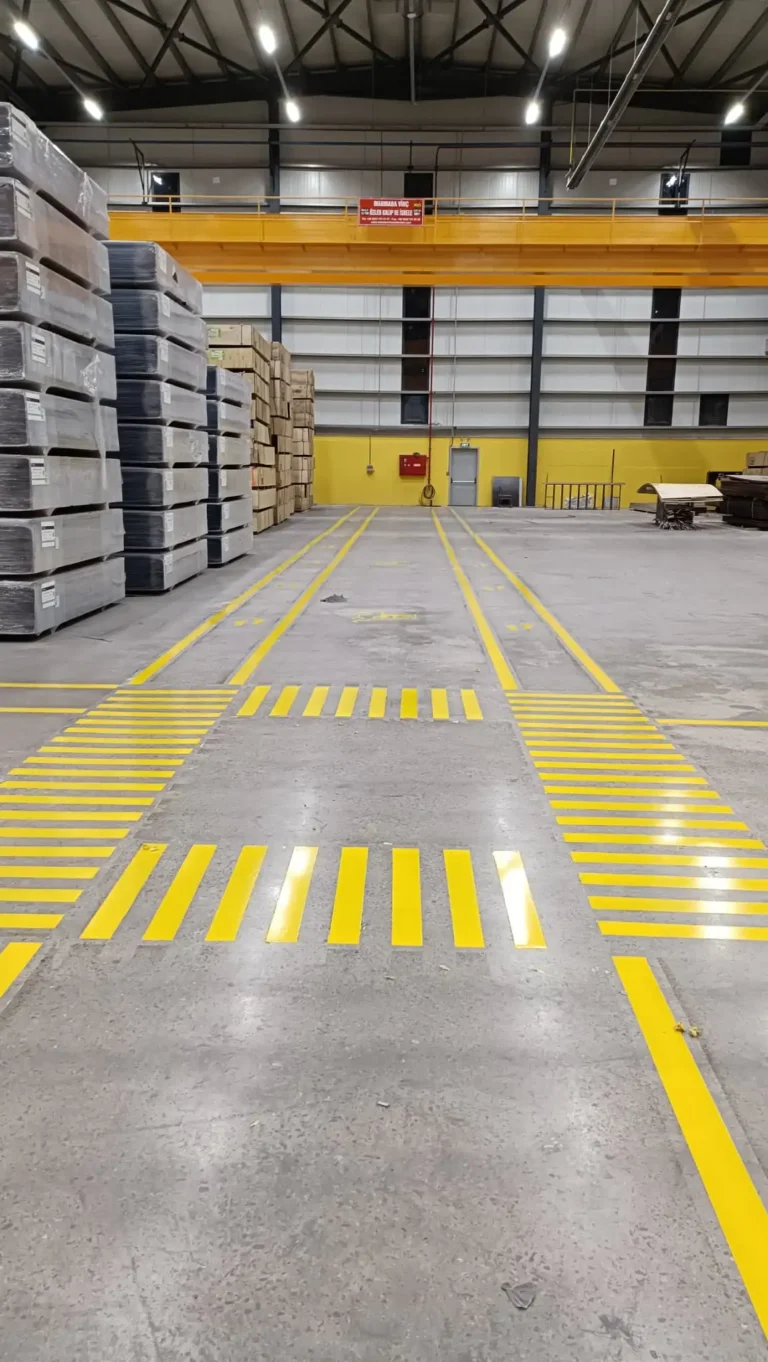 Epoksi Esaslı Fabrika Yol Çizgisi Uygulamaları