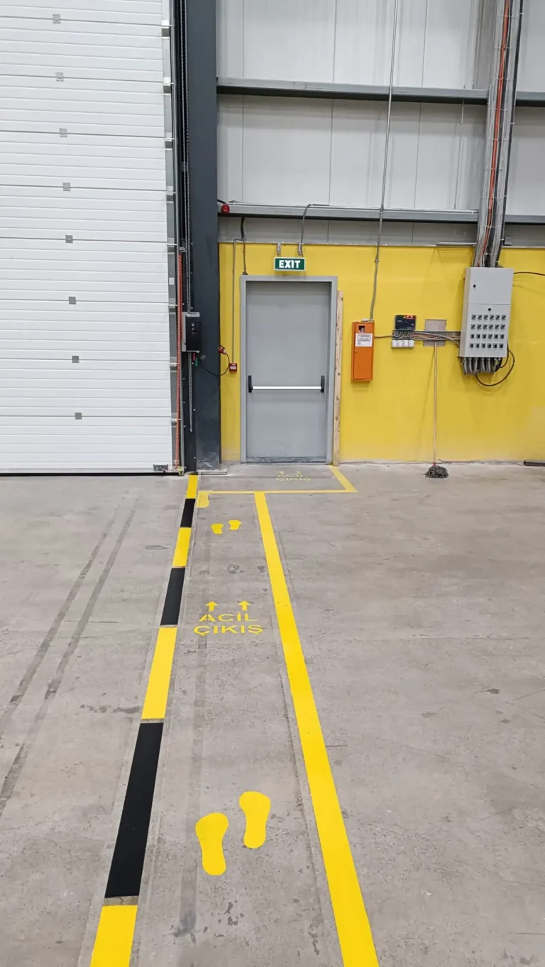 Epoksi Esaslı Fabrika Yol Çizgisi Uygulamaları