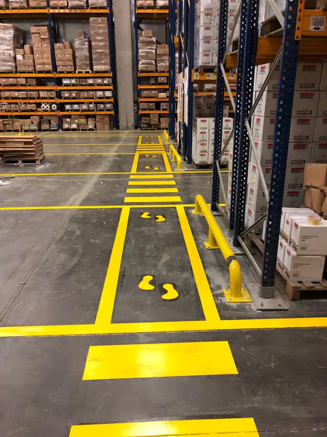 Epoksi Esaslı Fabrika Yol Çizgisi Uygulamaları